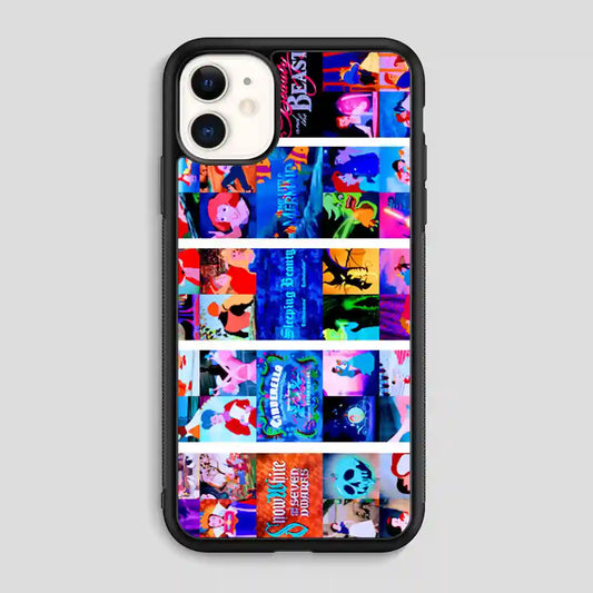 Tangled Rapunzel The Little Mermaid Ariel iPhone 11 Case