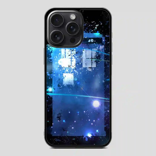 Tardis 221B In Galaxy iPhone 15 Pro Case