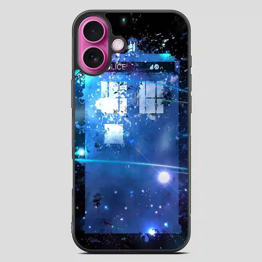 Tardis 221B In Galaxy iPhone 16 Plus Case