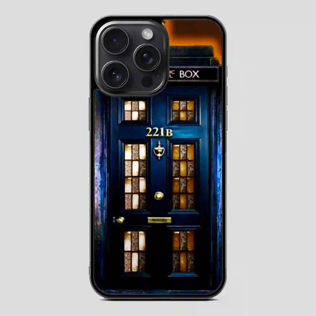 Tardis 221B Police Public Call Box iPhone 15 Pro Case