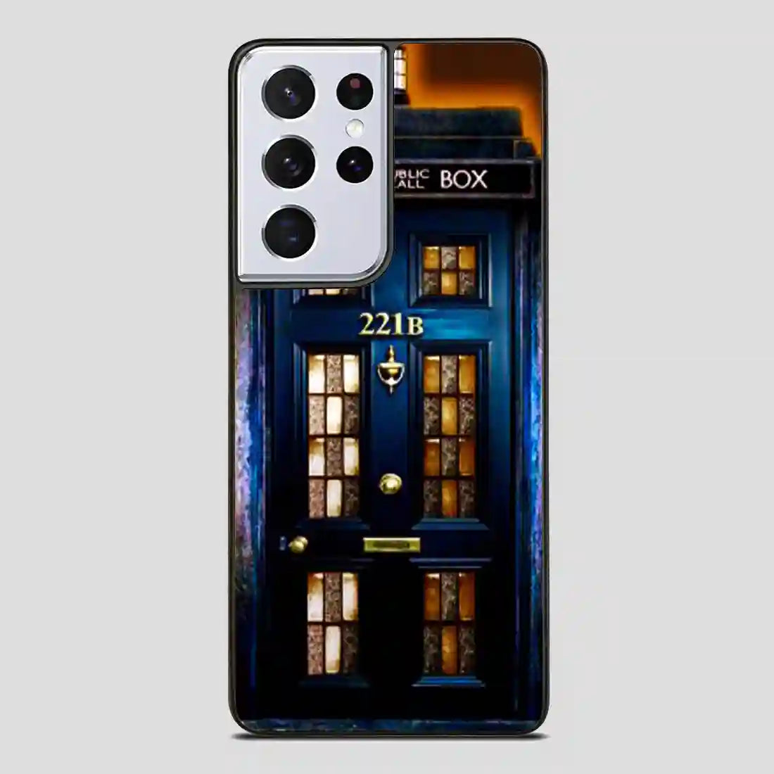 Tardis 221B Police Public Call Box Samsung Galaxy S21 Ultra Case