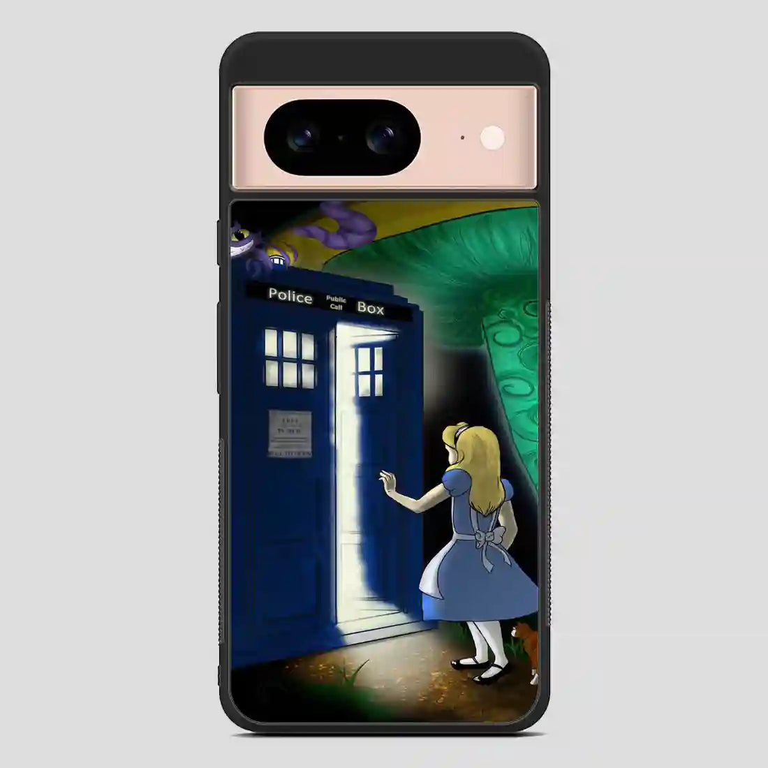 Tardis In Wonderland Google Pixel 8 Case