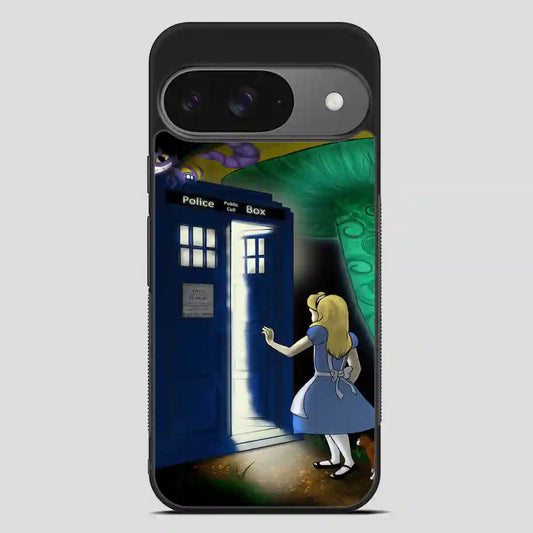 Tardis In Wonderland Google Pixel 9 Case