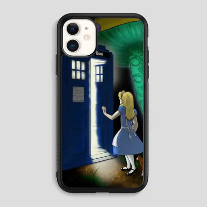 Tardis In Wonderland iPhone 11 Case