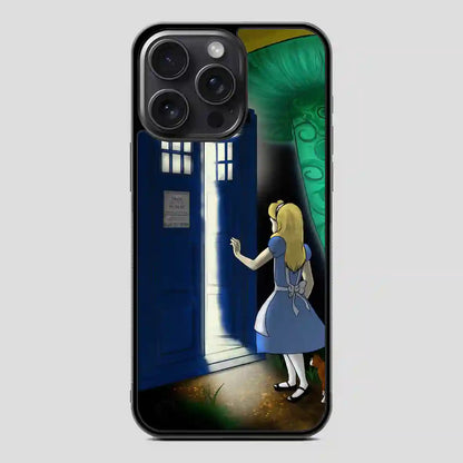 Tardis In Wonderland iPhone 15 Pro Case