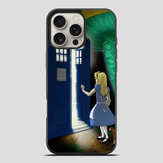 Tardis In Wonderland iPhone 16 Pro Max Case