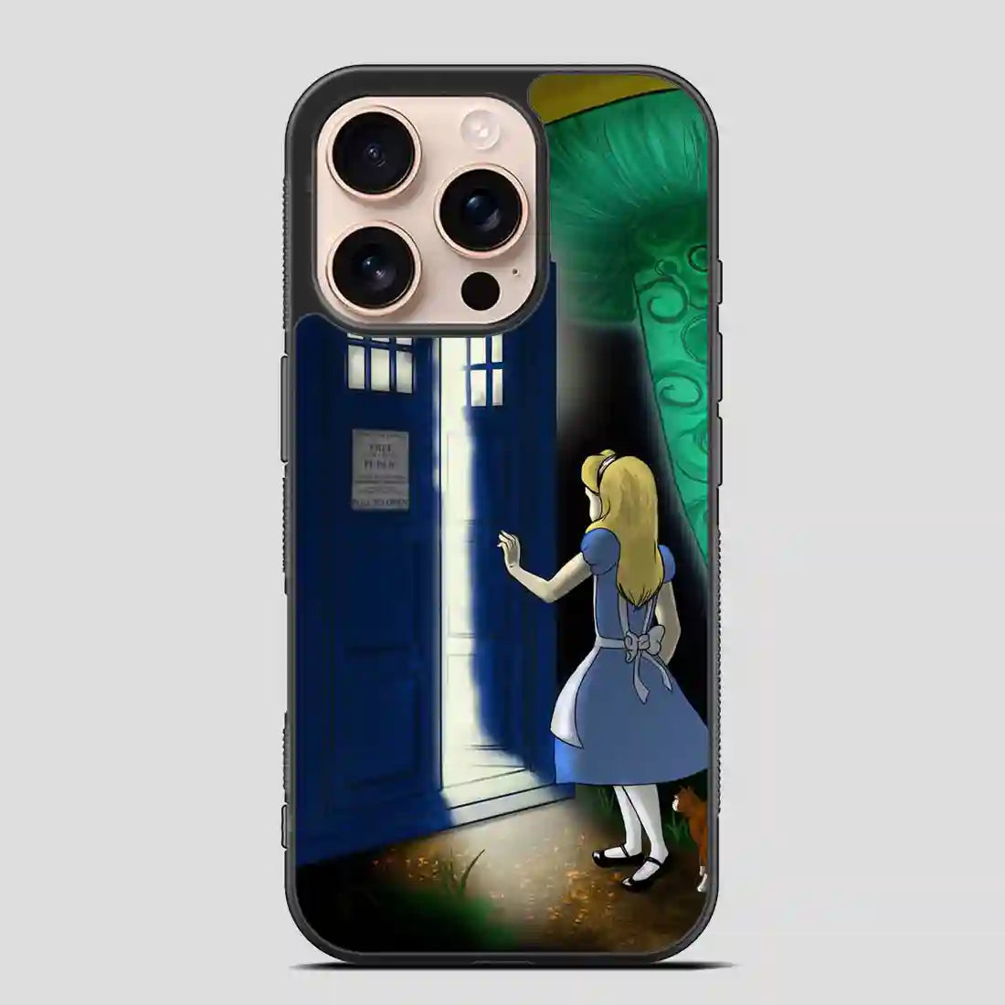 Tardis In Wonderland iPhone 16 Pro Case