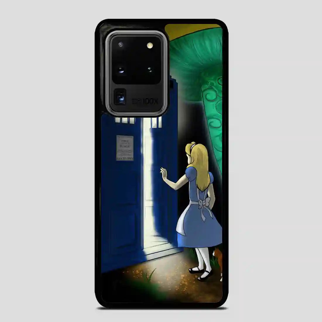 Tardis In Wonderland Samsung Galaxy S20 Ultra Case