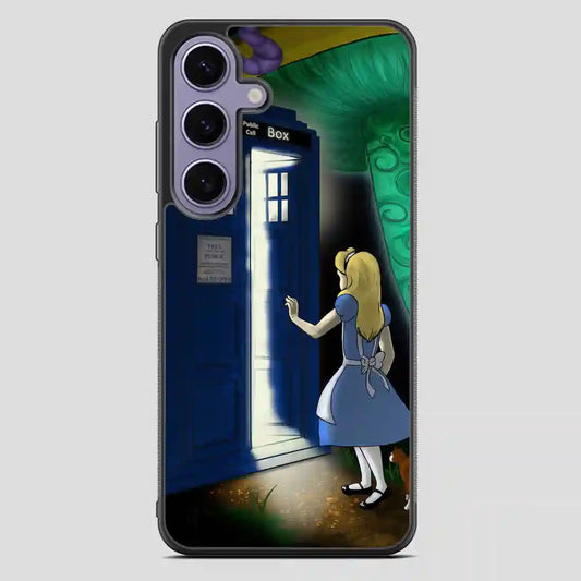 Tardis In Wonderland Samsung Galaxy S23 Plus Case