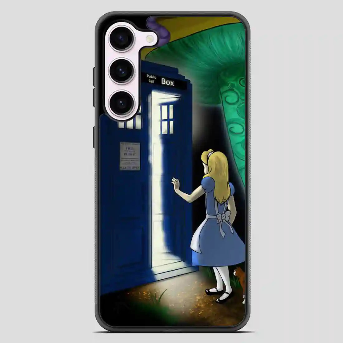 Tardis In Wonderland Samsung Galaxy S23 Case