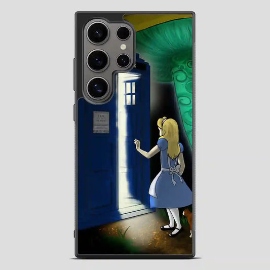 Tardis In Wonderland Samsung Galaxy S24 Ultra Case