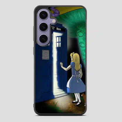 Tardis In Wonderland Samsung Galaxy S24 Case