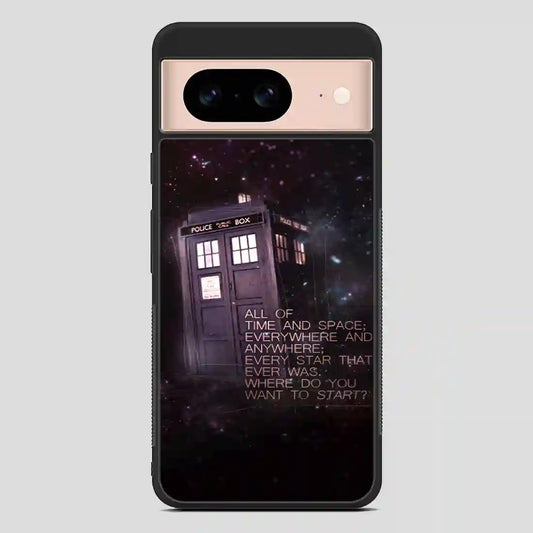 Tardis Police Call Box Doctor Who Google Pixel 8 Case