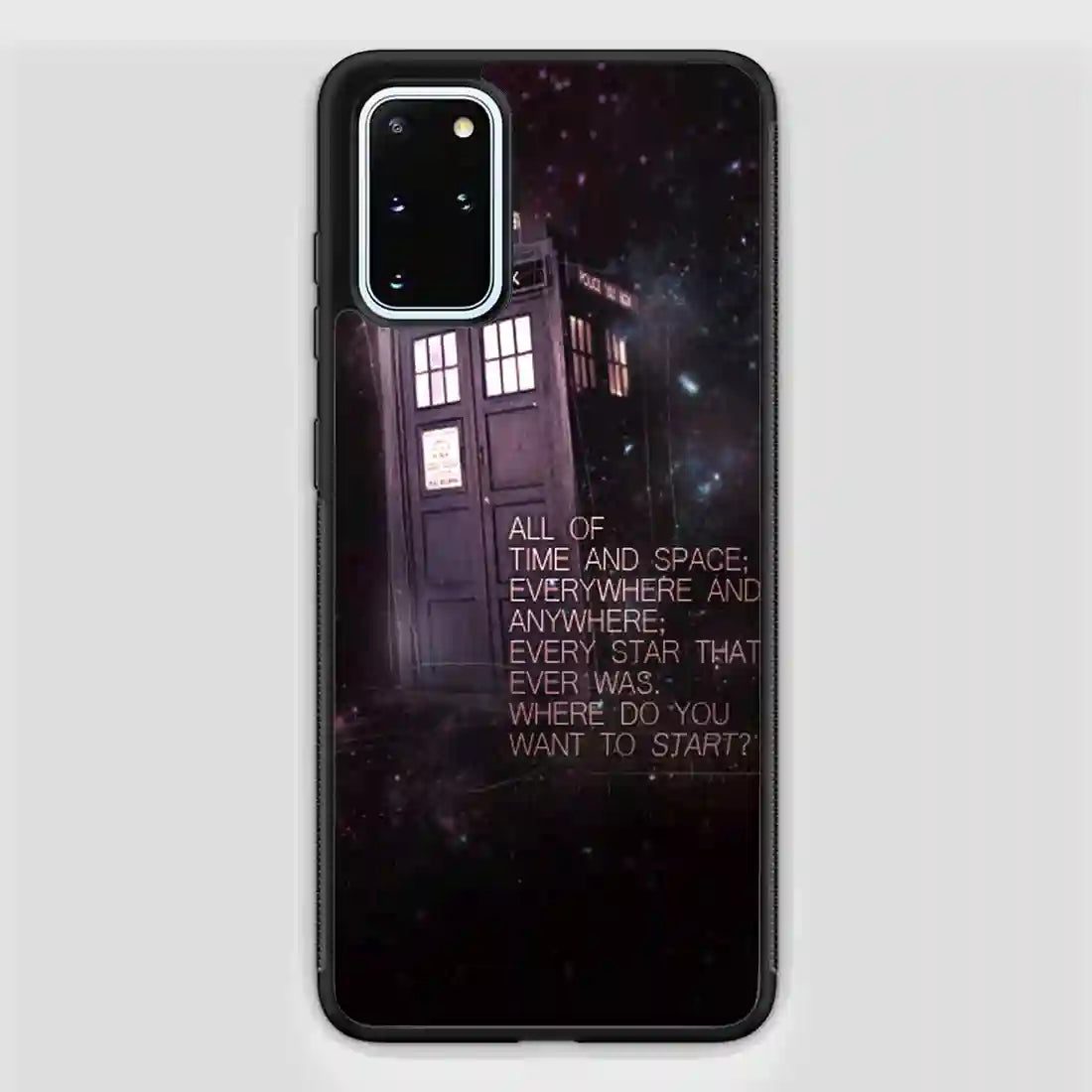 Tardis Police Call Box Doctor Who Samsung Galaxy S20 Plus Case