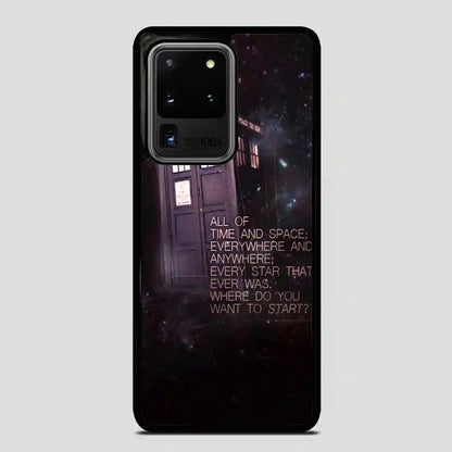 Tardis Police Call Box Doctor Who Samsung Galaxy S20 Ultra Case