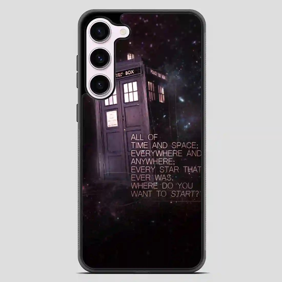 Tardis Police Call Box Doctor Who Samsung Galaxy S23 Case