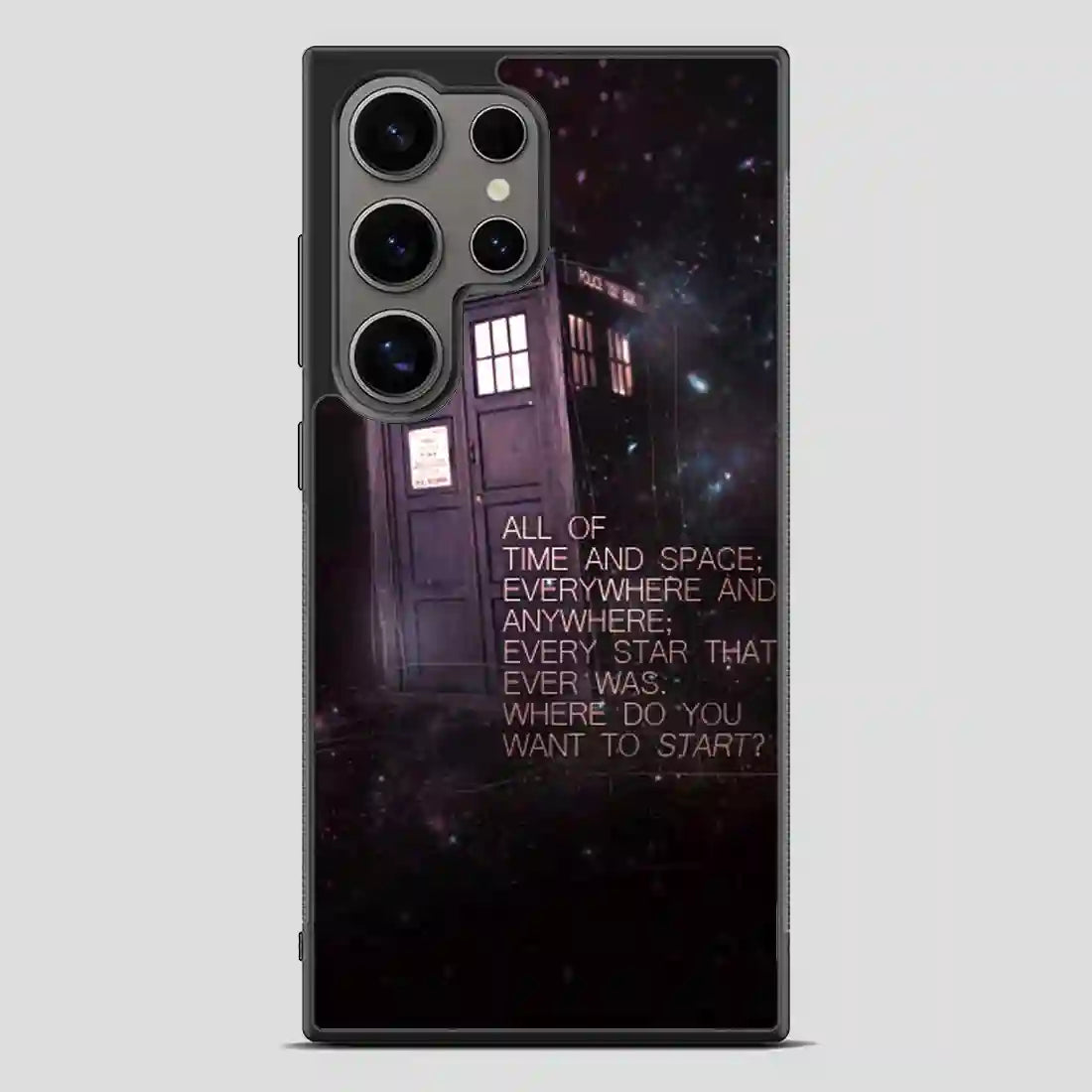 Tardis Police Call Box Doctor Who Samsung Galaxy S24 Ultra Case