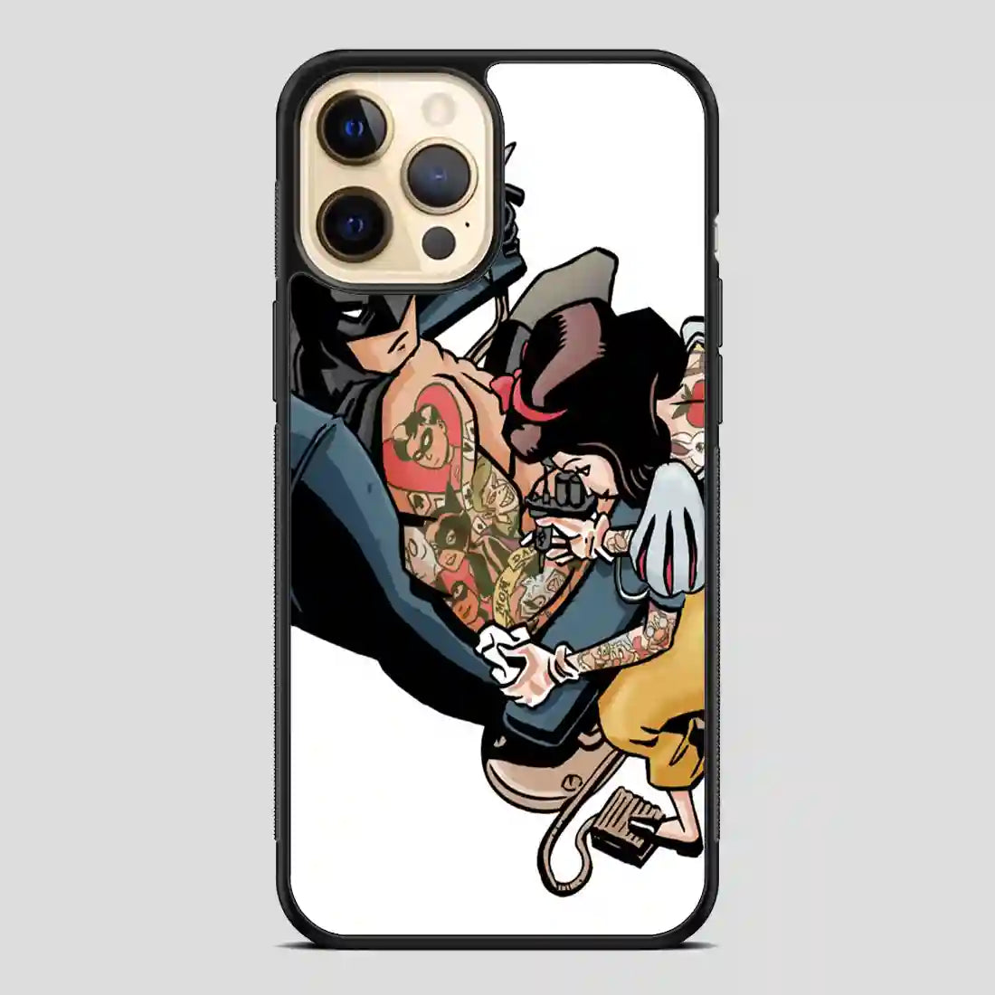 Tattooed Princess And Batman iPhone 12 Pro Case