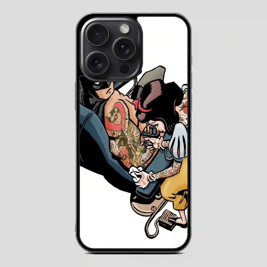 Tattooed Princess And Batman iPhone 15 Pro Case