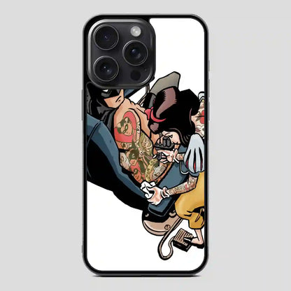 Tattooed Princess And Batman iPhone 15 Pro Case