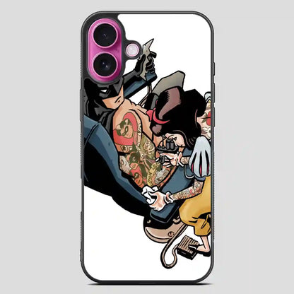 Tattooed Princess And Batman iPhone 16 Plus Case