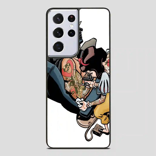 Tattooed Princess And Batman Samsung Galaxy S21 Ultra Case