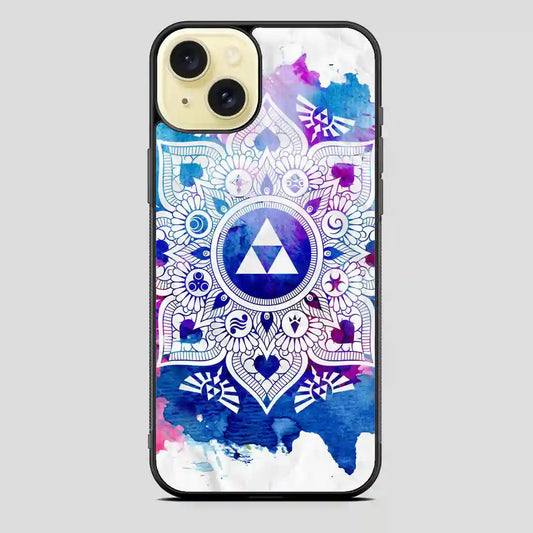 The Legend Of A Zelda Mandala Retro iPhone 15 Plus Case