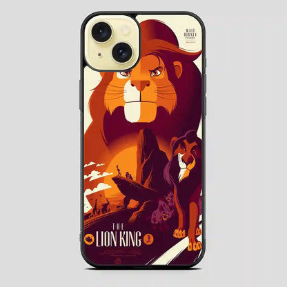 The Lion King Disney Poster iPhone 15 Plus Case