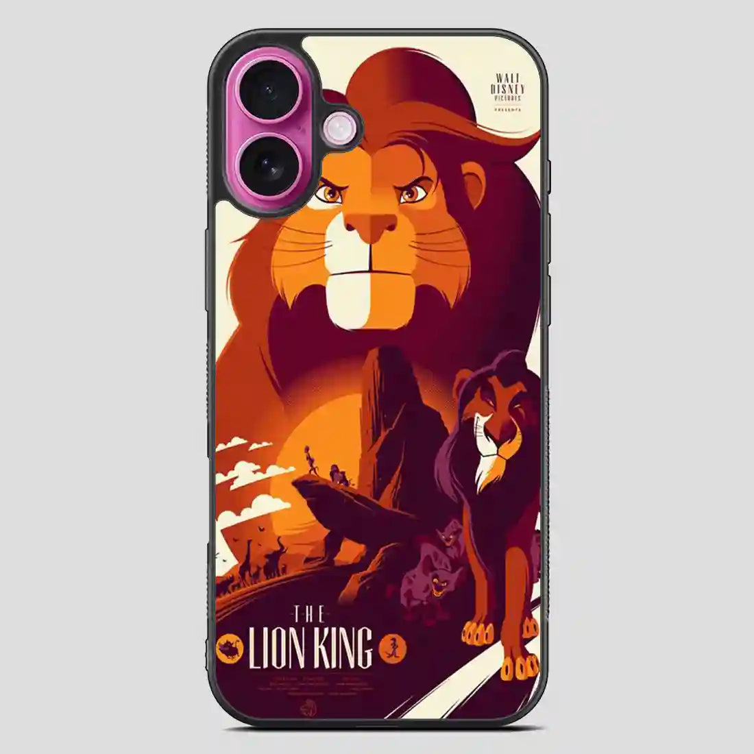 The Lion King Disney Poster iPhone 16 Plus Case