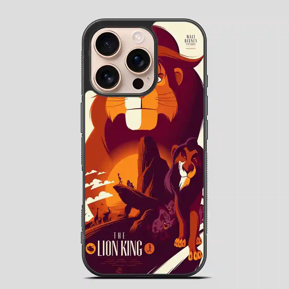 The Lion King Disney Poster iPhone 16 Pro Case