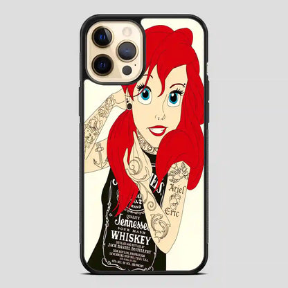 The Little Mermaid Ariel Tattoos iPhone 12 Pro Case