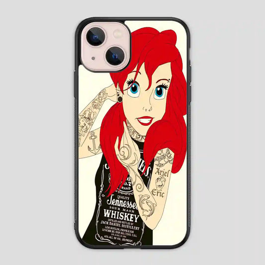 The Little Mermaid Ariel Tattoos iPhone 13 Mini Case