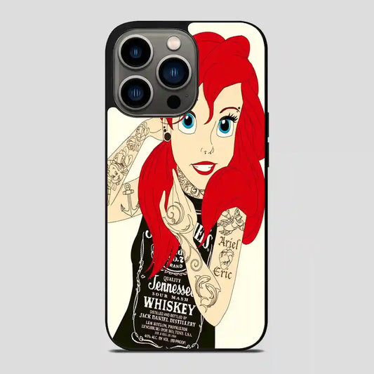 The Little Mermaid Ariel Tattoos iPhone 13 Pro Case