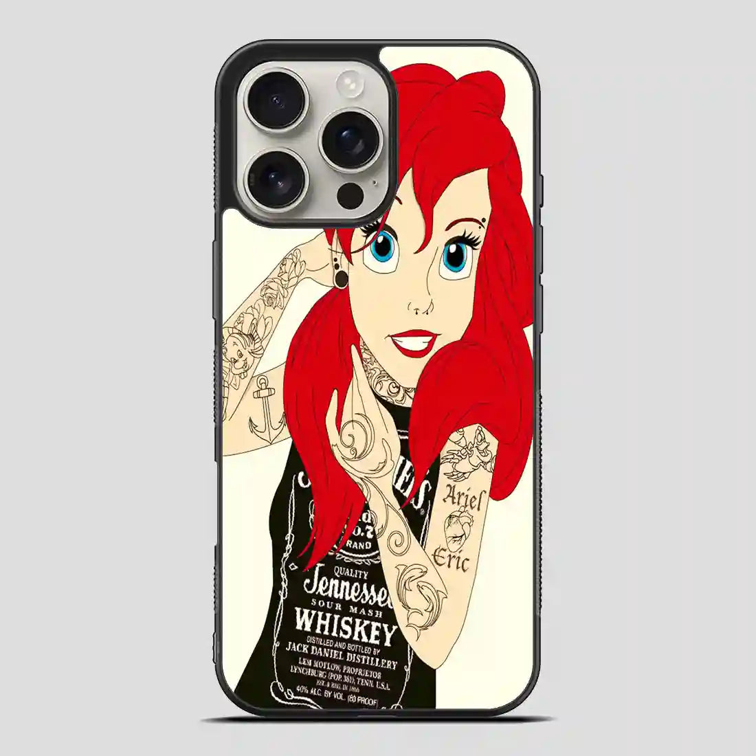 The Little Mermaid Ariel Tattoos iPhone 16 Pro Max Case