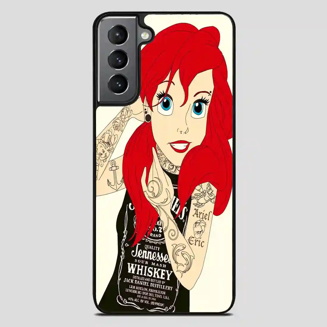 The Little Mermaid Ariel Tattoos Samsung Galaxy S21 Plus Case