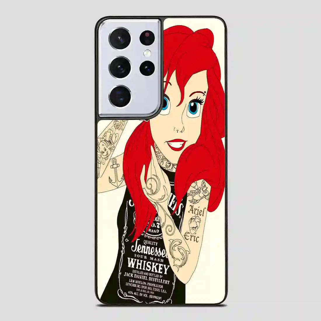 The Little Mermaid Ariel Tattoos Samsung Galaxy S21 Ultra Case