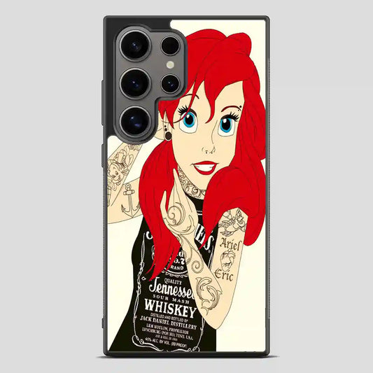 The Little Mermaid Ariel Tattoos Samsung Galaxy S24 Ultra Case