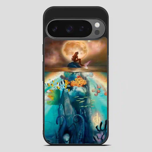 The Little Mermaid Green Ariel Street Google Pixel 9 Pro Case