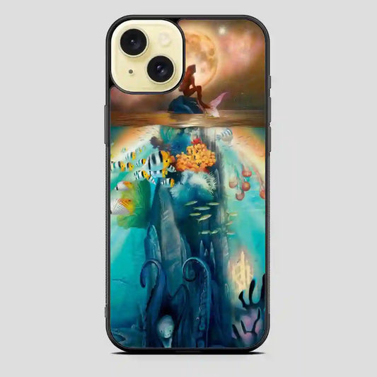 The Little Mermaid Green Ariel Street iPhone 15 Plus Case