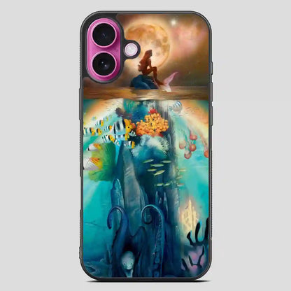 The Little Mermaid Green Ariel Street iPhone 16 Plus Case