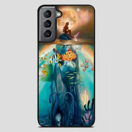 The Little Mermaid Green Ariel Street Samsung Galaxy S21 Plus Case