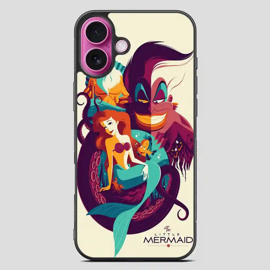 The Little Mermaids Poster iPhone 16 Plus Case