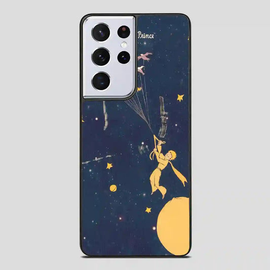 The Little Prince The Earth Space Le Petit Prince Vintage Samsung Galaxy S21 Ultra Case