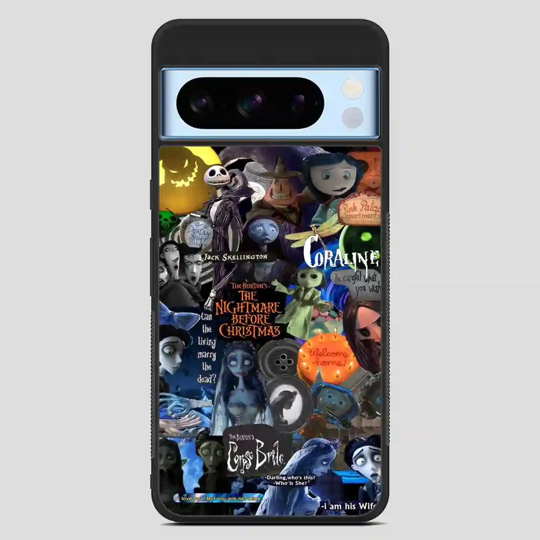 The Nightmare Before Christmas Movie Horror Ghos Google Pixel 8 Pro Case