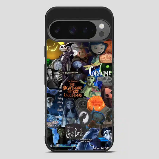 The Nightmare Before Christmas Movie Horror Ghos Google Pixel 9 Pro Case