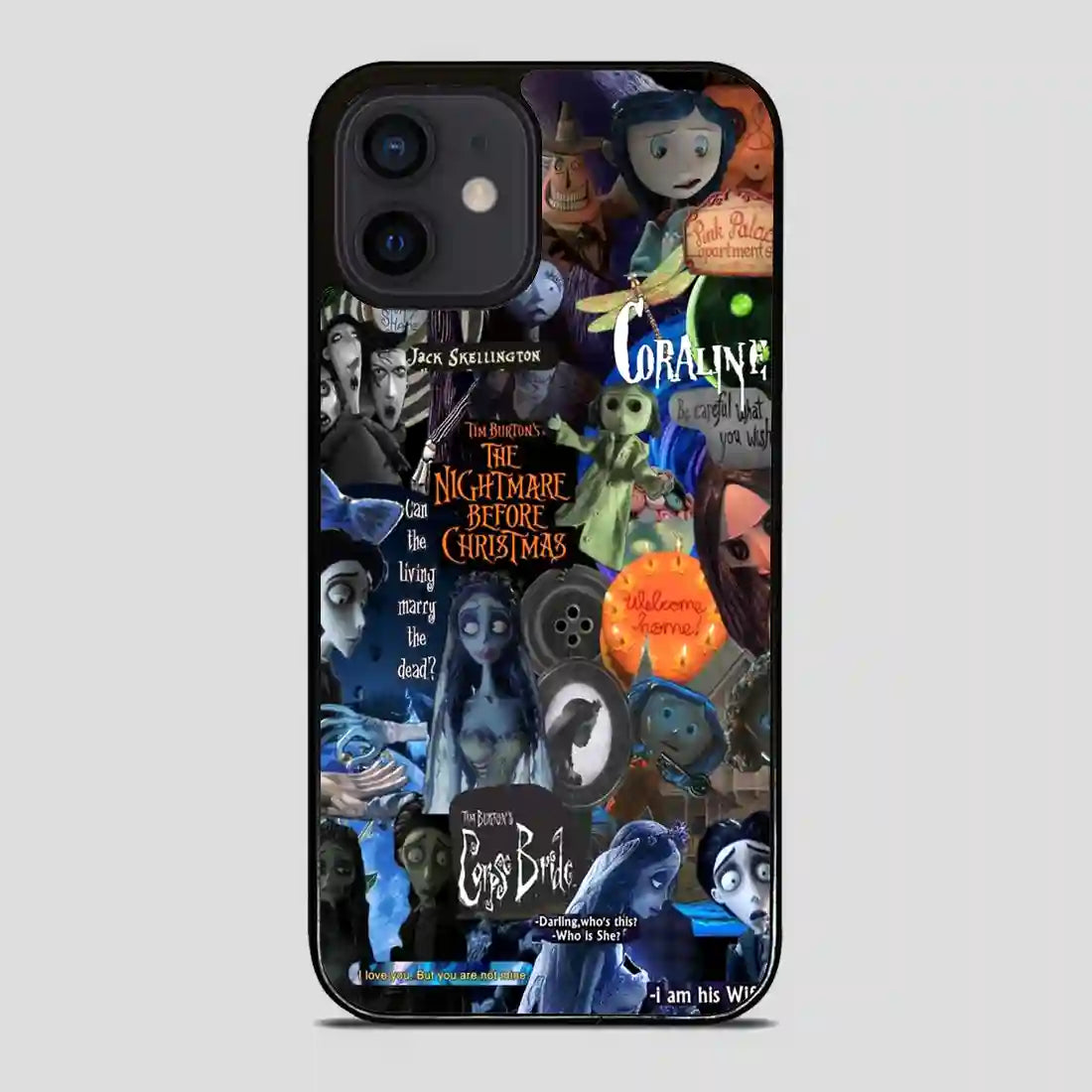 The Nightmare Before Christmas Movie Horror Ghos iPhone 12 Mini Case