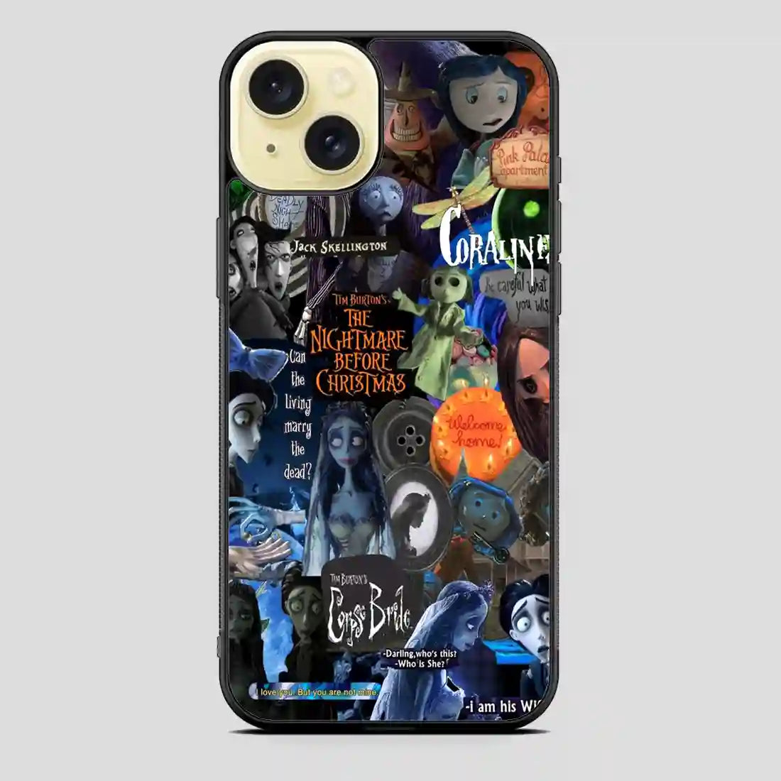 The Nightmare Before Christmas Movie Horror Ghos iPhone 15 Plus Case