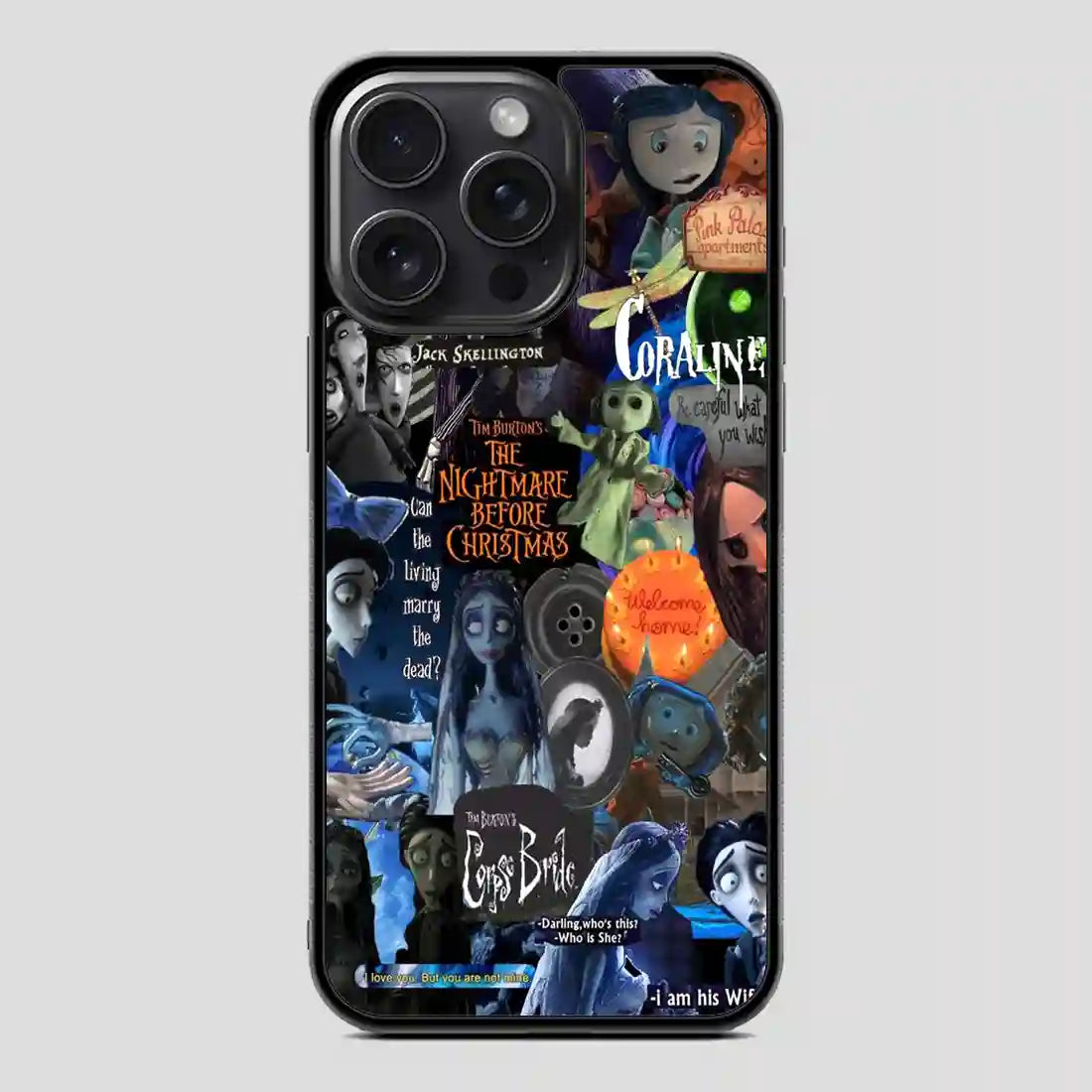 The Nightmare Before Christmas Movie Horror Ghos iPhone 15 Pro Case