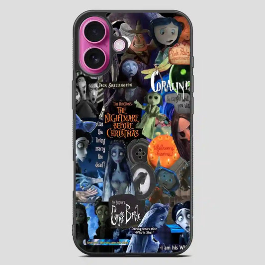 The Nightmare Before Christmas Movie Horror Ghos iPhone 16 Plus Case