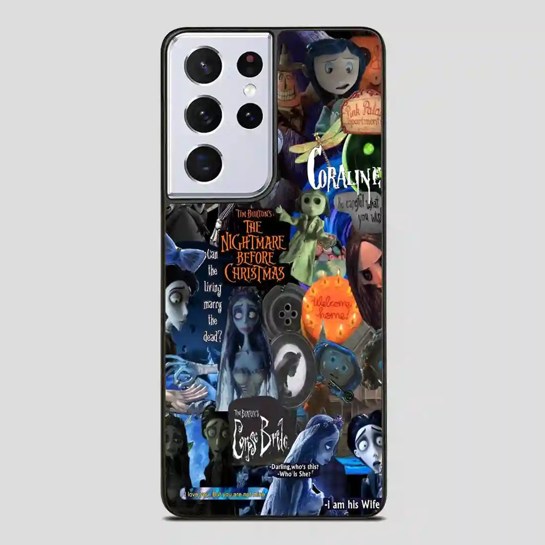 The Nightmare Before Christmas Movie Horror Ghos Samsung Galaxy S21 Ultra Case